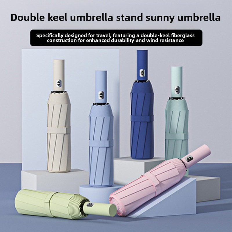 자동 UV 차단 우산 10개 갈비뼈 역방향 접이식 컴팩 - Travel Umbrella Compact 리뷰 및 가격