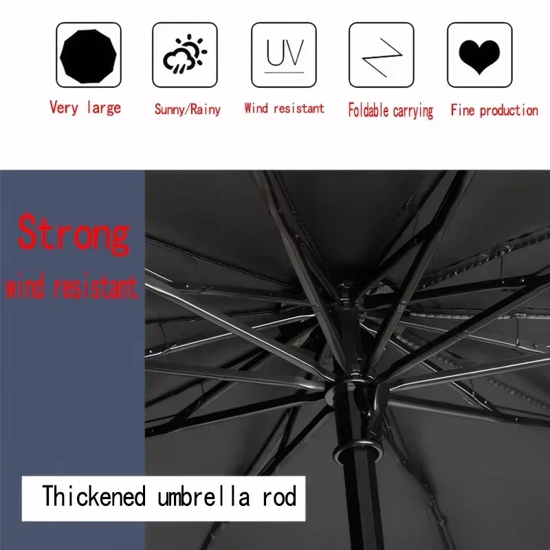 130cm 초대형 접이식 우산, 견고한 강화형 휴대용  - Travel Umbrella Compact 리뷰 및 가격
