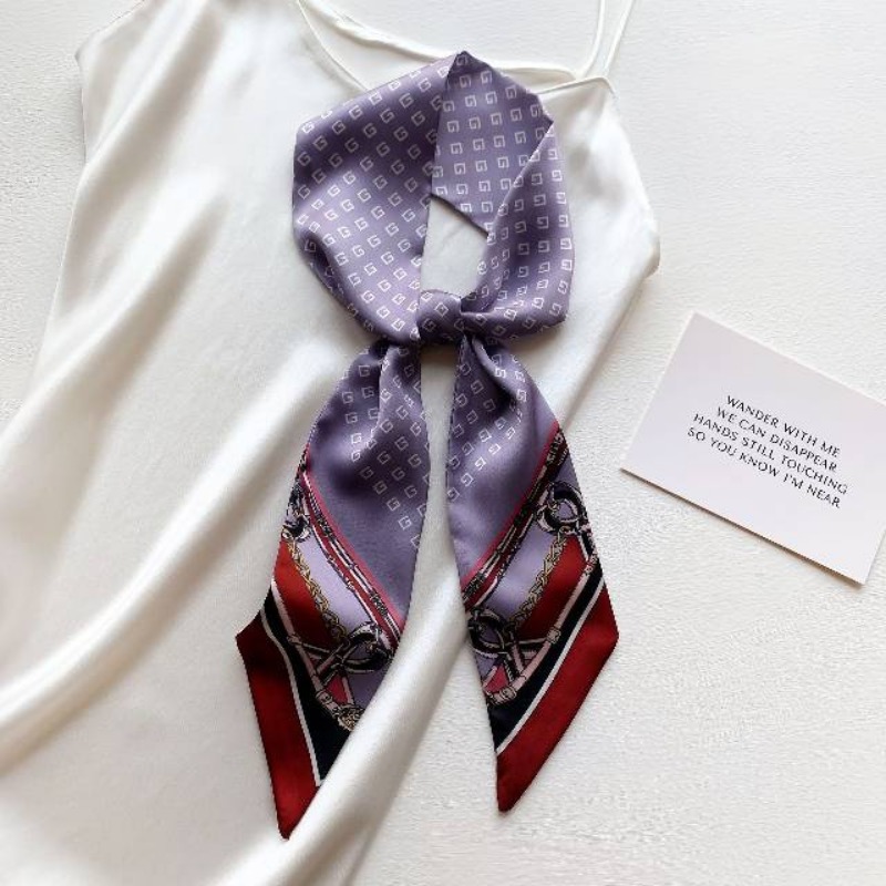 새로운 도착 긴 실크 리본 스카프처럼 여성을위한 패션  - Travel Hair Accessories 리뷰 및 가격