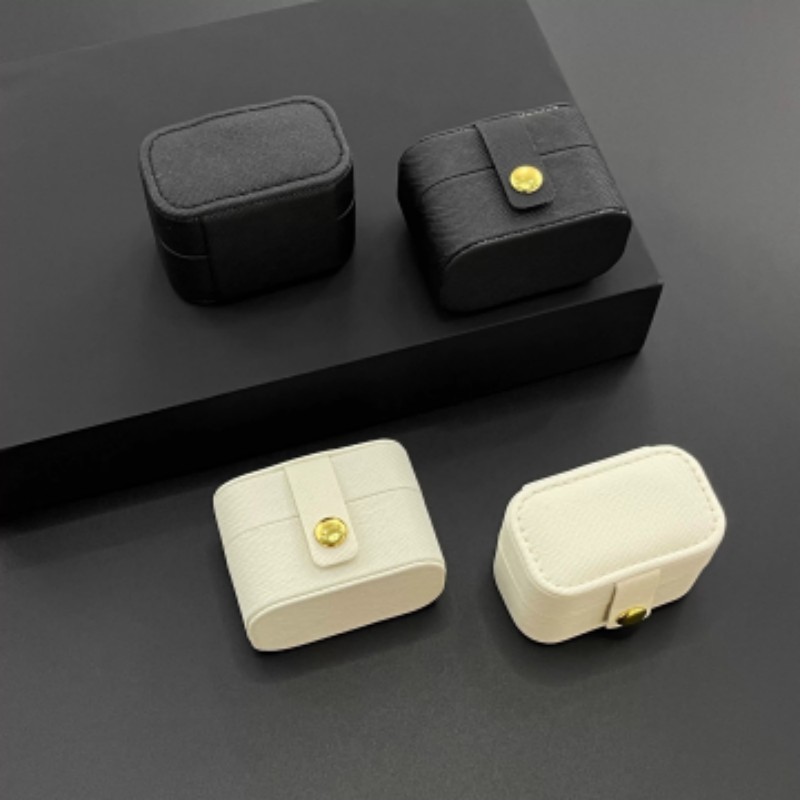 가죽 휴대용 보석함 데스크탑 여행용 케이스 귀걸이 스터 - Accessories Travel Jewelry Box 리뷰 및 가격
