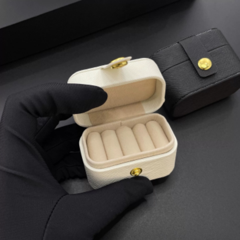가죽 휴대용 보석함 데스크탑 여행용 케이스 귀걸이 스터 - Accessories Travel Jewelry Box 리뷰 및 가격