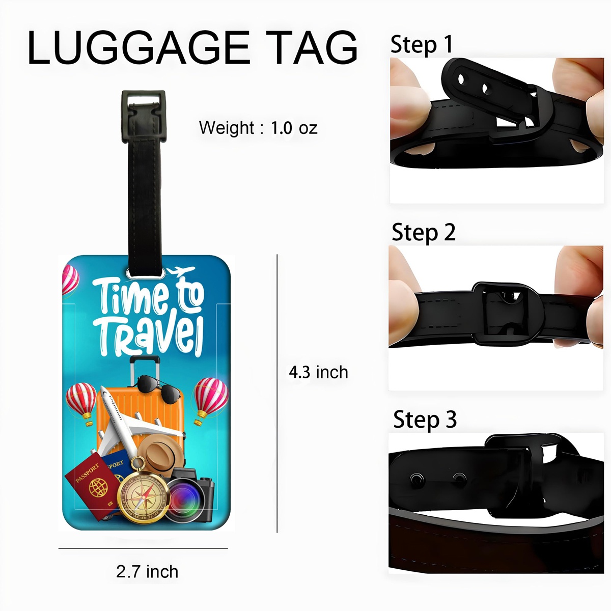 여행 스타일 러기지 태그 남녀 공용 여행 가방 라벨 클 - Travel Accessories Kids 리뷰 및 가격