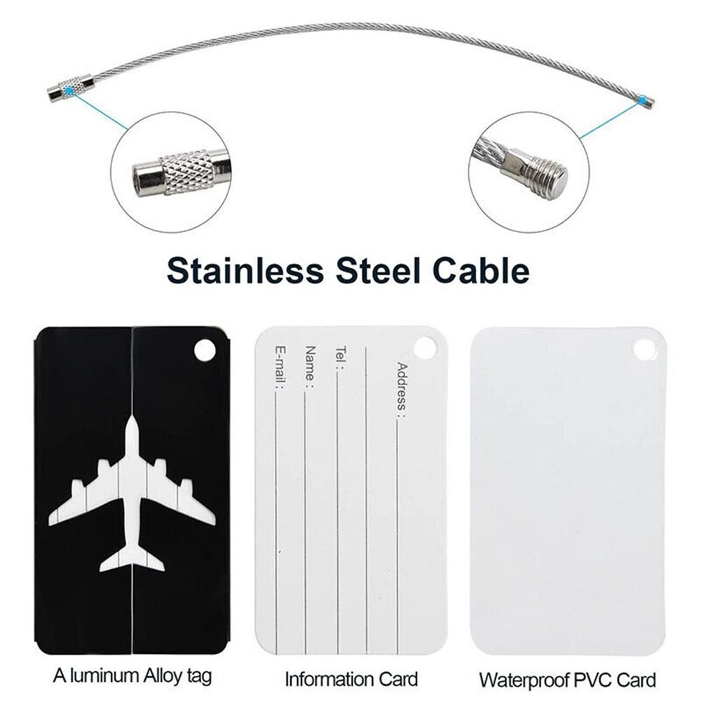 알루미늄 여행 수하물 태그, 재사용 가능한 여행 가방, - Travel Accessories Gear 리뷰 및 가격