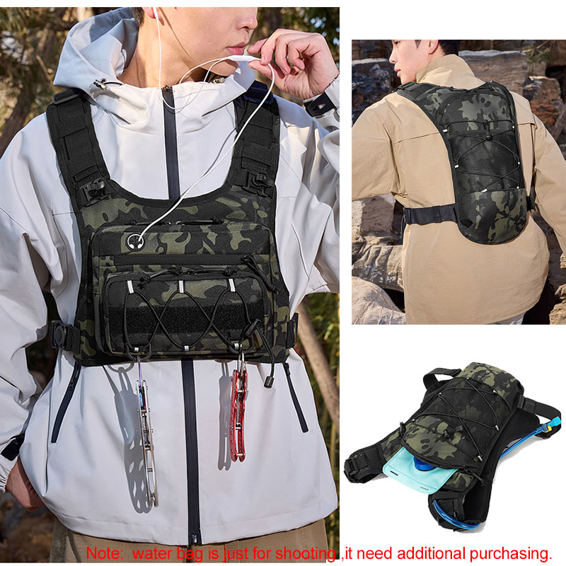전술 가방 앞가슴 장비 조끼 배낭 캠핑 사냥 가방 남성 - Hydration Pack Backpack 리뷰 및 가격