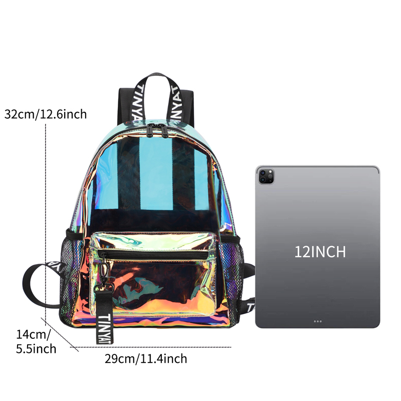 여성용 TINYAT PVC 투명 백팩, 스타일리시한 음 - Hydration Pack Backpack 리뷰 및 가격