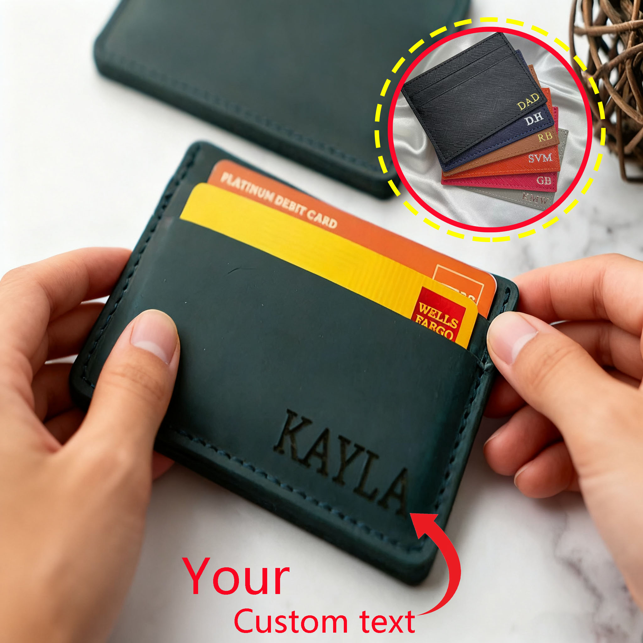 맞춤형 고급 가죽 신분증 케이스 다중 슬롯 슬림 카드  - Travel Wallet Slim 리뷰 및 가격