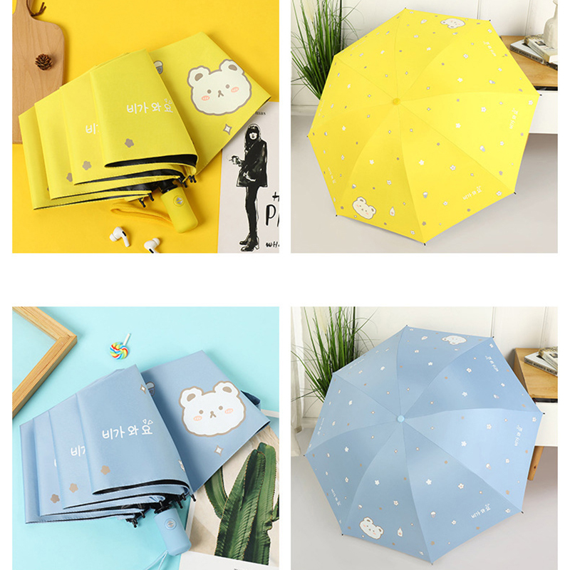 방풍 접이식 우산, 파라솔 우산, 귀여운 작은 곰, 자 - Travel Umbrella Compact 리뷰 및 가격