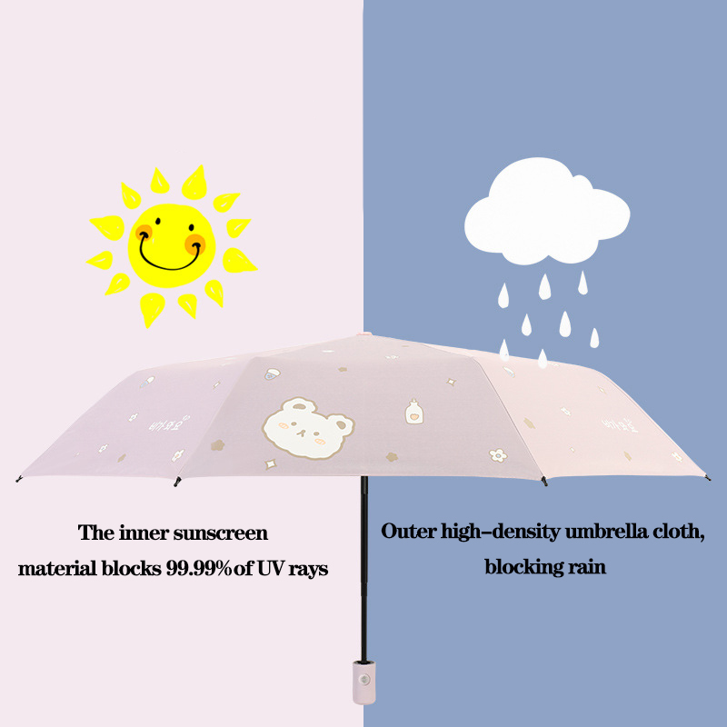방풍 접이식 우산, 파라솔 우산, 귀여운 작은 곰, 자 - Travel Umbrella Compact 리뷰 및 가격