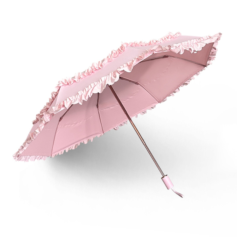 빈티지 레이스 우산 접이식 여행용 우산 우아한 핑크 로 - Travel Umbrella Compact 리뷰 및 가격