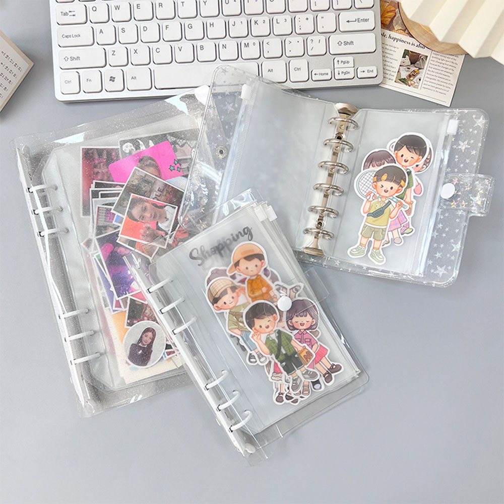 10Pcs A6 투명 PVC 지퍼 바인더 포켓 루즈리프 - Reusable Zip Bag 리뷰 및 가격