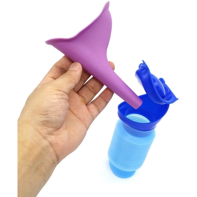 750ML 휴대용 서 오줌 병 수축 성인 소변기 자동차 - Travel Accessories Kids 리뷰 및 가격