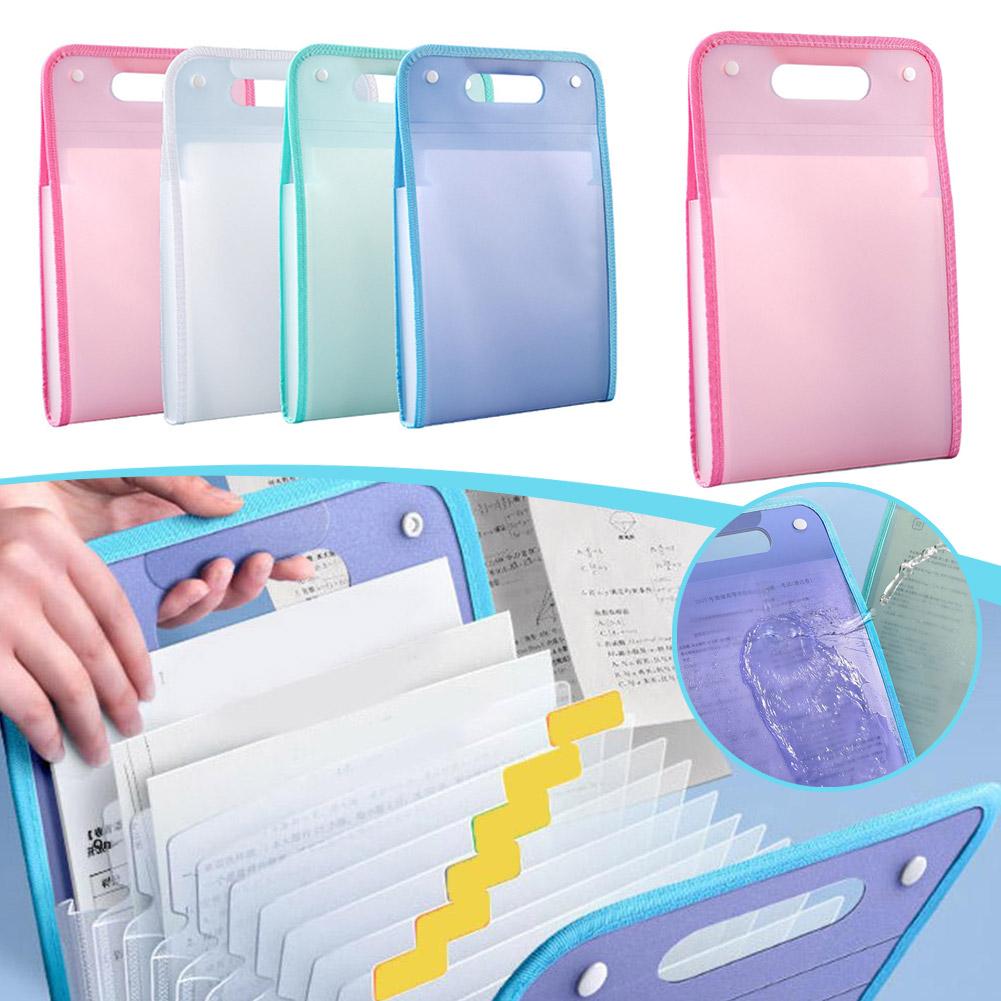 13 포켓 파일 폴더 휴대용 A4 레터 사이즈 마카롱  - Document Organizer Folder 리뷰 및 가격