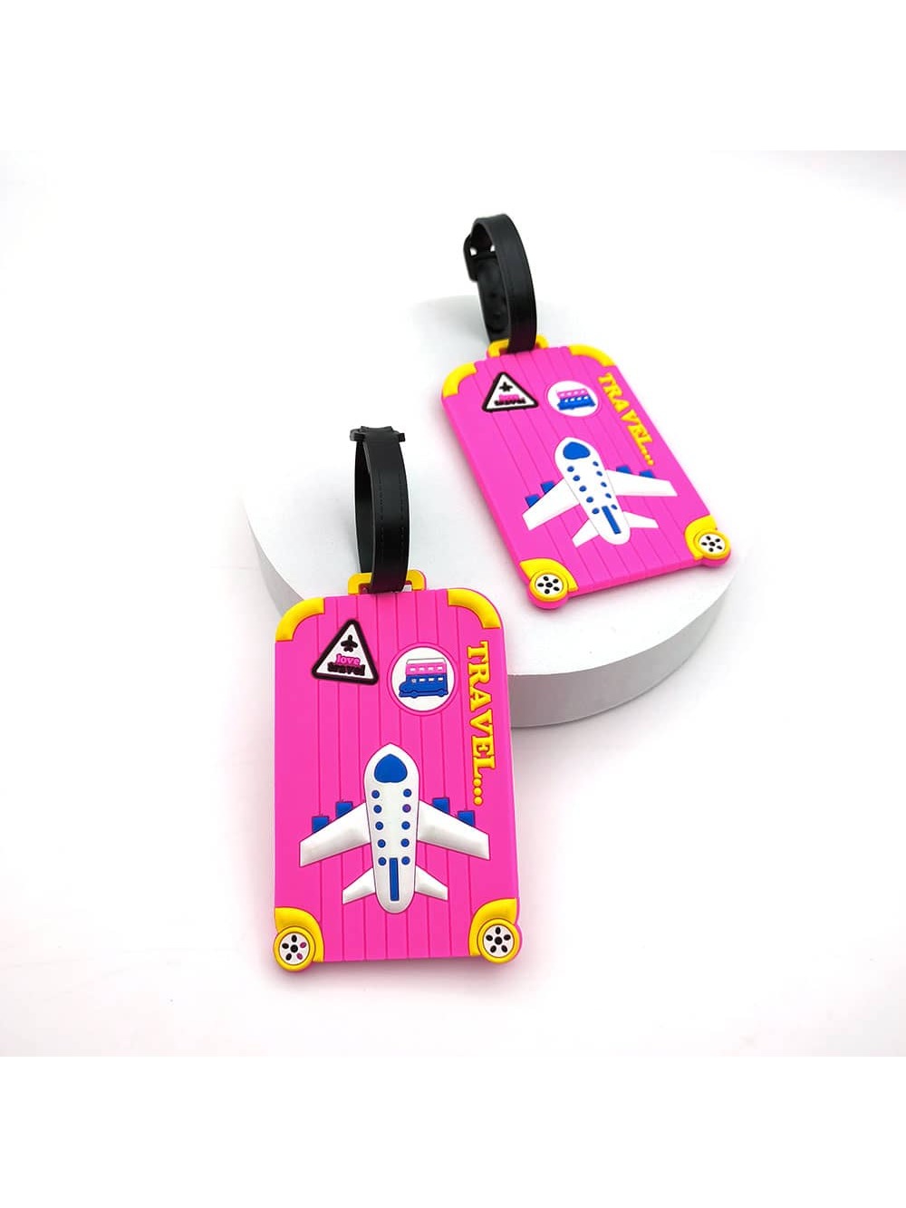 1PCS 크리 에이 티브 항공기 멀티 컬러 수하물 태그 - Travel Accessories Gear 리뷰 및 가격